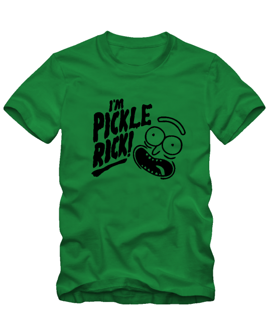 Marškinėliai Pickle Rick 